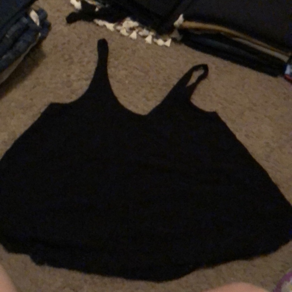 Black tank top